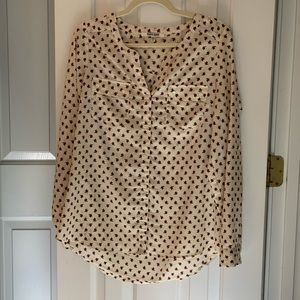 Daniel Rainn long sleeve button down blouse
